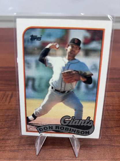 Cheap Sneaks Footwear/Sports Cards Baseball Card Don Robinson 1989 Topps #473 San Francisco Giants