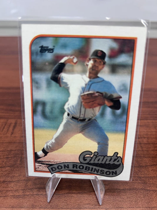 Cheap Sneaks Footwear/Sports Cards Baseball Card Don Robinson 1989 Topps #473 San Francisco Giants