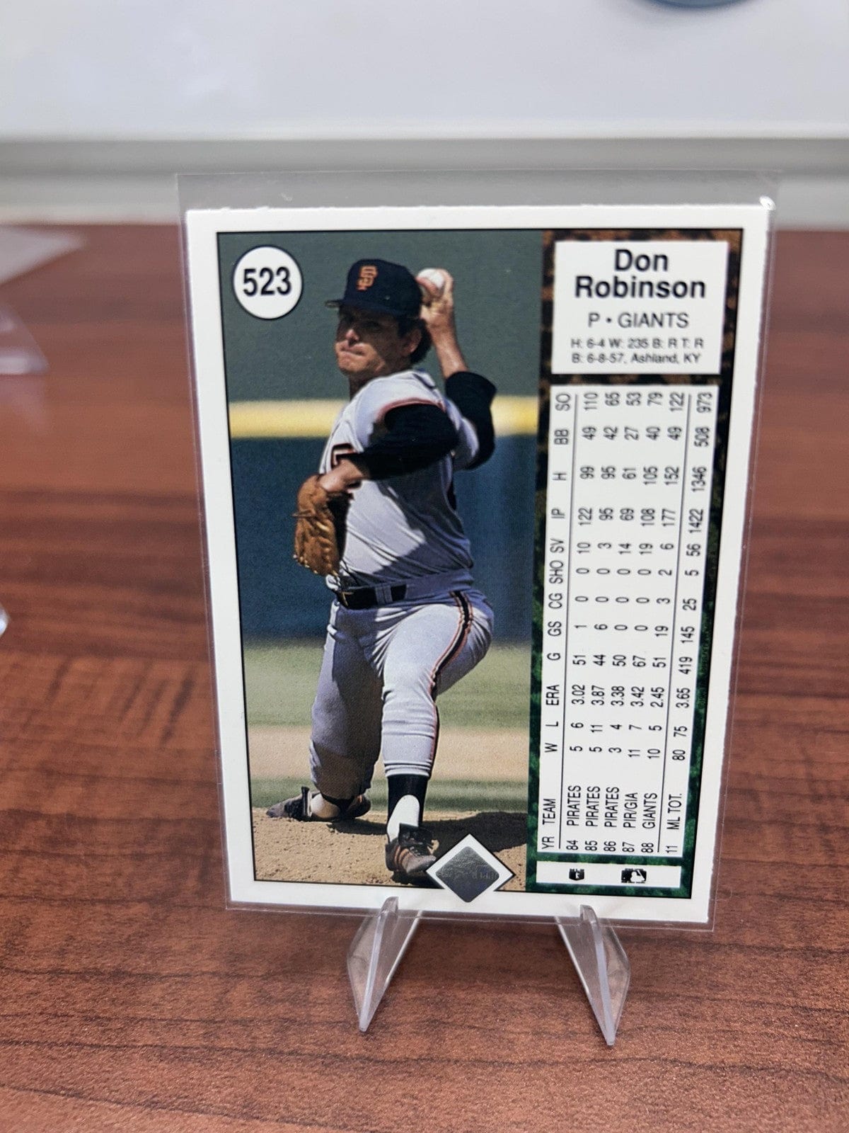 Cheap Sneaks Footwear/Sports Cards Baseball Card Don Robinson 1989 Upper Deck #523 San Francisco Giants