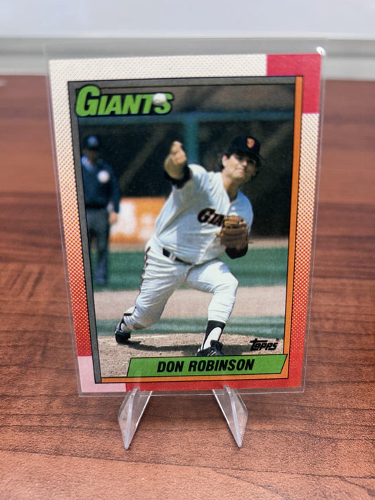 Cheap Sneaks Footwear/Sports Cards Baseball Card Don Robinson 1990 Topps #217 San Francisco Giants