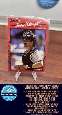 Cheap Sneaks Footwear/Sports Cards Baseball Card Don Slaught 1990 Donruss #277 New York Yankees