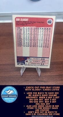 Cheap Sneaks Footwear/Sports Cards Baseball Card Don Slaught 1990 Fleer #456 New York Yankees