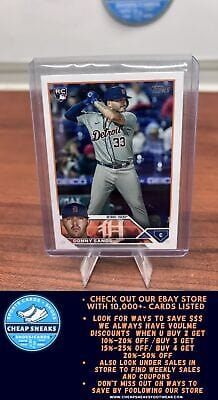 Cheap Sneaks Footwear/Sports Cards Baseball Card Donny Sands (RC) 2023 Topps Series Two Rookie Baseball Card #416 Detro