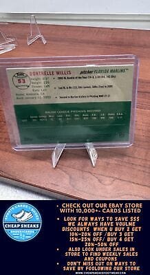 Cheap Sneaks Footwear/Sports Cards Baseball Card Dontrelle Willis 2023 Topps Chrome Platinum Anniversary Prism Refracto