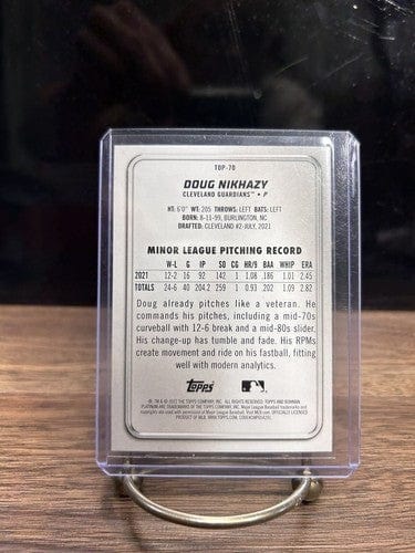 Cheap Sneaks Footwear/Sports Cards Baseball Card Doug Nikhazy 2022 Bowman Platinum Cleveland Guardians Baseball Card#To