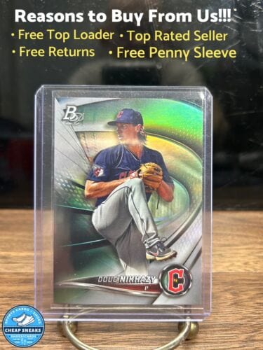 Cheap Sneaks Footwear/Sports Cards Baseball Card Doug Nikhazy 2022 Bowman Platinum Cleveland Guardians Baseball Card#To