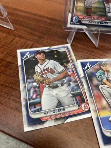 Cheap Sneaks Footwear/Sports Cards Baseball Card Douglas Glod 2024 “1st”Bowman Chrome Mojo+ Base/Isaiah Drake Base
