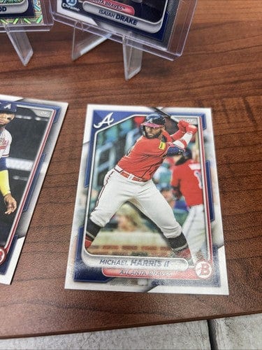 Cheap Sneaks Footwear/Sports Cards Baseball Card Douglas Glod 2024 “1st”Bowman Chrome Mojo+ Base/Isaiah Drake Base