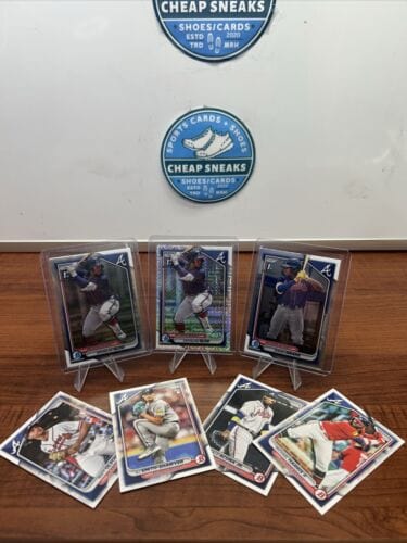 Cheap Sneaks Footwear/Sports Cards Baseball Card Douglas Glod 2024 “1st”Bowman Chrome Mojo+ Base/Isaiah Drake Base