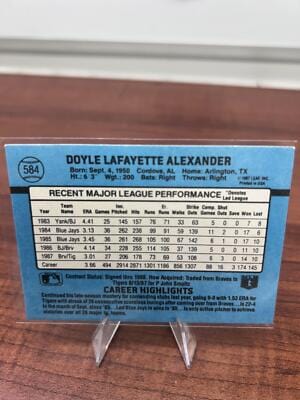 Cheap Sneaks Footwear/Sports Cards Baseball Card Doyle Alexander 1988 Donruss #584 Detroit Tigers