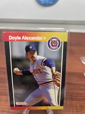 Cheap Sneaks Footwear/Sports Cards Baseball Card Doyle Alexander 1989 Donruss #178a Detroit Tigers