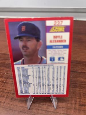 Cheap Sneaks Footwear/Sports Cards Baseball Card Doyle Alexander 1990 Score Promos #237 Detroit Tigers