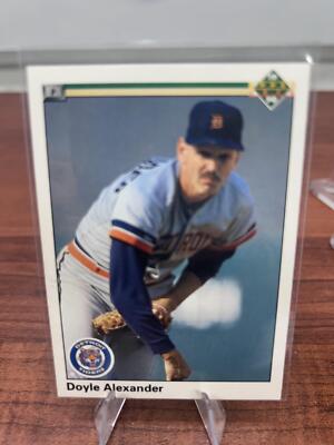 Cheap Sneaks Footwear/Sports Cards Baseball Card Doyle Alexander 1990 Upper Deck #330 Detroit Tigers