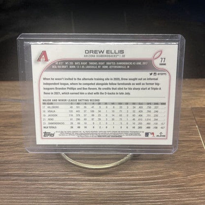 Cheap Sneaks Footwear/Sports Cards Baseball Card Drew Ellis 2022 Topps Chrome Sepia Refractor Rookie Arizona Diamondbac