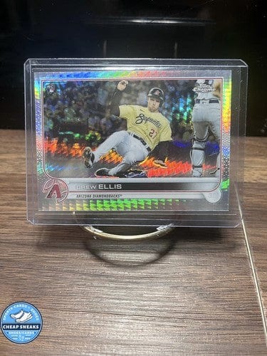 Cheap Sneaks Footwear/Sports Cards Baseball Card DREW ELLIS RC Prism Refractor 2022 Topps Chrome #77 Diamondbacks
