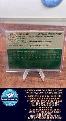 Cheap Sneaks Footwear/Sports Cards Baseball Card Drew Maggi RC 2023 Topps Chrome Platinum Anniversary #336 Pittsburgh P