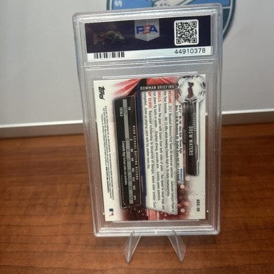 Cheap Sneaks Footwear/Sports Cards Baseball Card Drew Waters (RC) 2017 Bowman Chrome Autograph BDC-90 PSA DNA Authentic