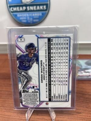 Cheap Sneaks Footwear/Sports Cards Baseball Card Drew Waters RC 2023 Topps Cosmic Chrome #33 Kansas City Royals