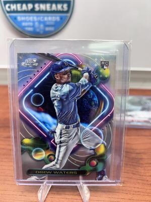 Cheap Sneaks Footwear/Sports Cards Baseball Card Drew Waters RC 2023 Topps Cosmic Chrome #33 Kansas City Royals