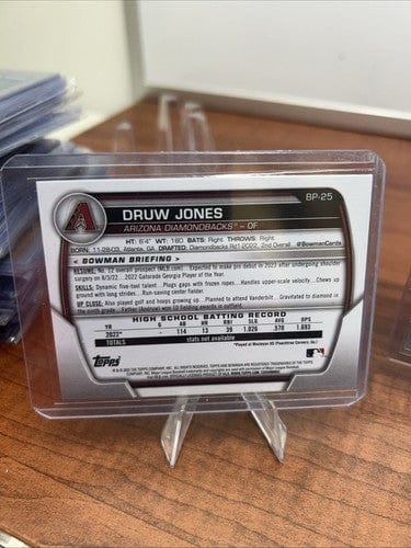 Cheap Sneaks Footwear/Sports Cards Baseball Card Druw Jones 2024 Bowman Chrome Prospect/2023  1st Bowman Base DBacks