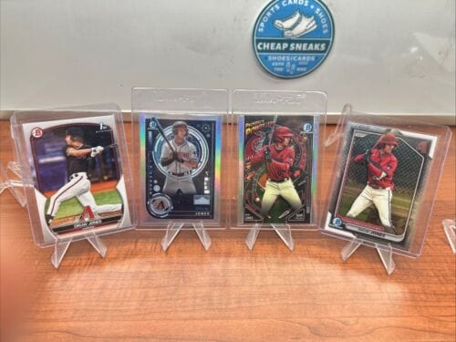 Cheap Sneaks Footwear/Sports Cards Baseball Card Druw Jones 2024 Bowman Chrome Prospect/2023  1st Bowman Base DBacks