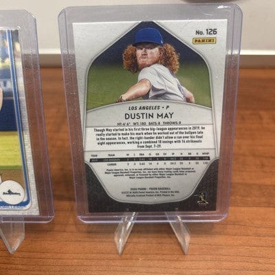 Cheap Sneaks Footwear/Sports Cards Baseball Card Dustin May (RC) 2020 Panini Prizm Rookie Card #126 Los Angeles Dodgers