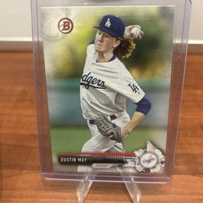 Cheap Sneaks Footwear/Sports Cards Baseball Card DUSTIN MAY (RC)2020 Panini White Wave Prizm Refractor SP #126 Rookie C
