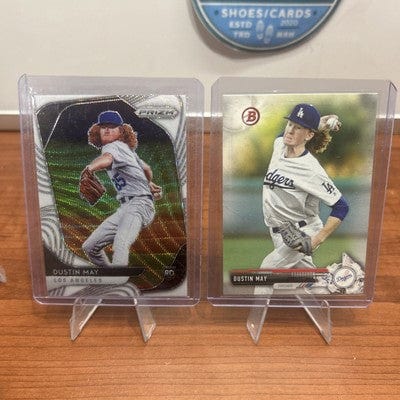Cheap Sneaks Footwear/Sports Cards Baseball Card DUSTIN MAY (RC)2020 Panini White Wave Prizm Refractor SP #126 Rookie C