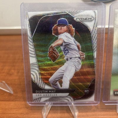 Cheap Sneaks Footwear/Sports Cards Baseball Card DUSTIN MAY (RC)2020 Panini White Wave Prizm Refractor SP #126 Rookie C