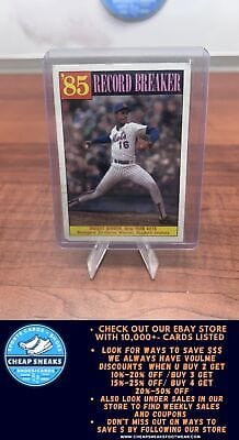 Cheap Sneaks Footwear/Sports Cards Baseball Card Dwight Gooden 1986 Topps #202 New York Mets