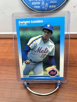 Cheap Sneaks Footwear/Sports Cards Baseball Card Dwight Gooden 1987 Fleer #9 New York Mets
