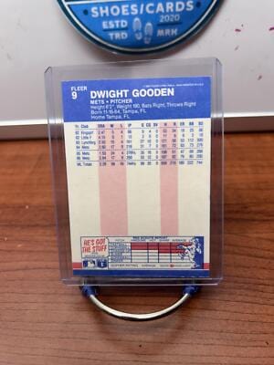 Cheap Sneaks Footwear/Sports Cards Baseball Card Dwight Gooden 1987 Fleer #9 New York Mets