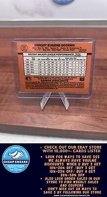 Cheap Sneaks Footwear/Sports Cards Baseball Card Dwight Gooden 1990 Donruss #171 New York Mets