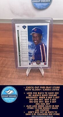 Cheap Sneaks Footwear/Sports Cards Baseball Card Dwight Gooden 1992 Upper Deck #135 New York Mets