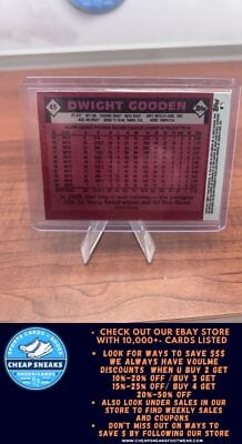 Cheap Sneaks Footwear/Sports Cards Baseball Card Dwight Gooden 2005 Topps All-Time Fan Favorites #45 New York Mets