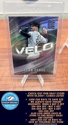 Cheap Sneaks Footwear/Sports Cards Baseball Card Dylan Cease 2022 Panini Capstone Velo #V-6 Chicago White Sox