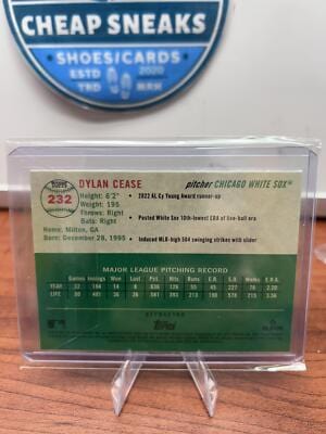 Cheap Sneaks Footwear/Sports Cards Baseball Card Dylan Cease 2023 Topps Chrome Platinum Anniversary Refractor #232 Whit