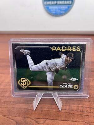 Cheap Sneaks Footwear/Sports Cards Baseball Card Dylan Cease 2024 Topps Chrome Logofractor Edition #224 San Diego Padre