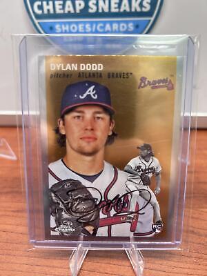 Cheap Sneaks Footwear/Sports Cards Baseball Card Dylan Dodd RC 2023 Topps Chrome Platinum Anniversary #214 Atlanta Brav