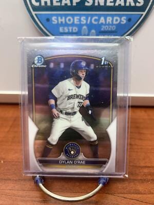 Cheap Sneaks Footwear/Sports Cards Baseball Card Dylan O'Rae 2023 Bowman Chrome Prospects #BCP-143 Milwaukee Brewers