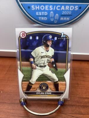 Cheap Sneaks Footwear/Sports Cards Baseball Card Dylan O'Rae 2023 Bowman Prospects #BP-143 Milwaukee Brewers