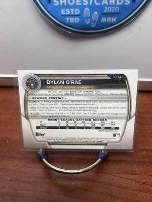 Cheap Sneaks Footwear/Sports Cards Baseball Card Dylan O'Rae 2023 Bowman Prospects #BP-143 Milwaukee Brewers
