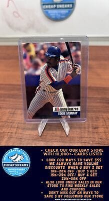 Cheap Sneaks Footwear/Sports Cards Baseball Card Eddie Murray 1993 Jimmy Dean #17 New York Mets