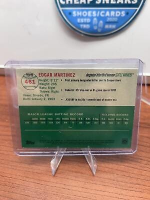 Cheap Sneaks Footwear/Sports Cards Baseball Card Edgar Martinez 2023 Topps Chrome Platinum Anniversary Blue Prism Refra