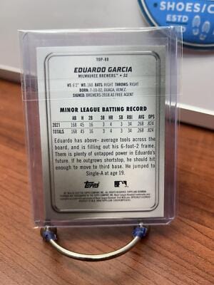 Cheap Sneaks Footwear/Sports Cards Baseball Card Eduardo Garcia 2022 Bowman Platinum  Ice Foilboard #TOP-88