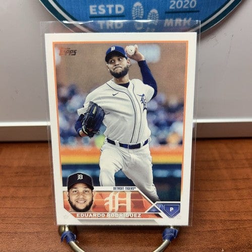 Cheap Sneaks Footwear/Sports Cards Baseball Card Eduardo Rodriguez 2023 Topps Series 1 #59 Detroit Tigers