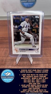 Cheap Sneaks Footwear/Sports Cards Baseball Card Edwin Diaz 2022 Topps #267 New York Mets