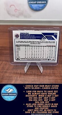 Cheap Sneaks Footwear/Sports Cards Baseball Card Edwin Díaz 2023 Topps Chrome Sepia Refractor #215 New York Mets