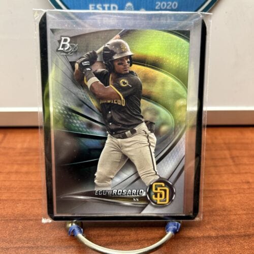 Cheap Sneaks Footwear/Sports Cards Baseball Card Eguy Rosario 2022 Bowman Platinum Prospect Card #Top-12 San Diego Padr