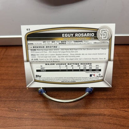 Cheap Sneaks Footwear/Sports Cards Baseball Card Eguy Rosario 2023 Bowman Rookie Card#63 San Diego Padres BUY MORE BUY